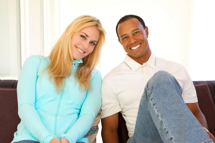 Fidanzati campioni: Lindsey Vonn e Tiger Woods. Reuters